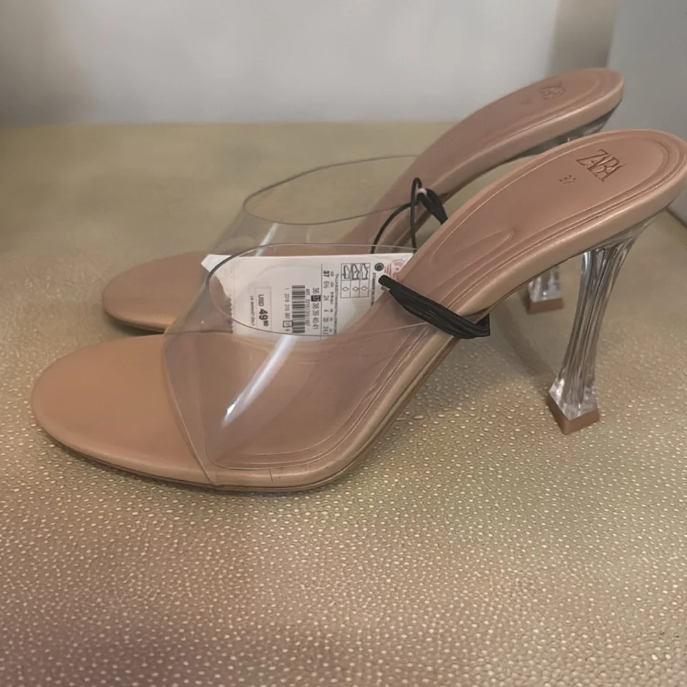 Zara Clear Shoe Heel - Picture 2 of 4